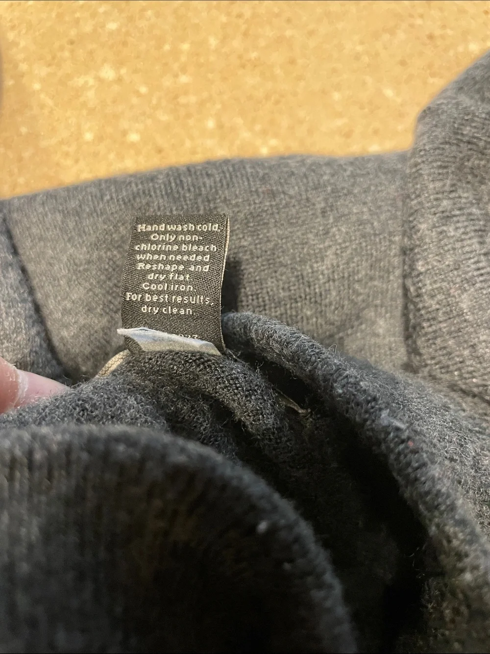 Banana Republic Men's Dark Gray Half-Zip Sweater